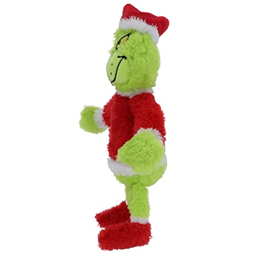RELIGES 9-Inch Green Christmas Monster Plush – Soft Stuffed Animal for Holiday Decor and Gifts