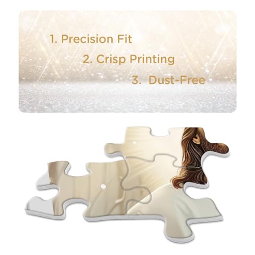Religious 1000 Piece Jigsaw Puzzle – Winter Cardinal with Jesus Blessing – BBOLDIN