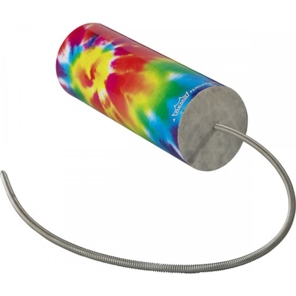 Remo Spring Drum Thunder Tube Tie Dye – 2.32" Metal Percussion Sound Effect Instrument