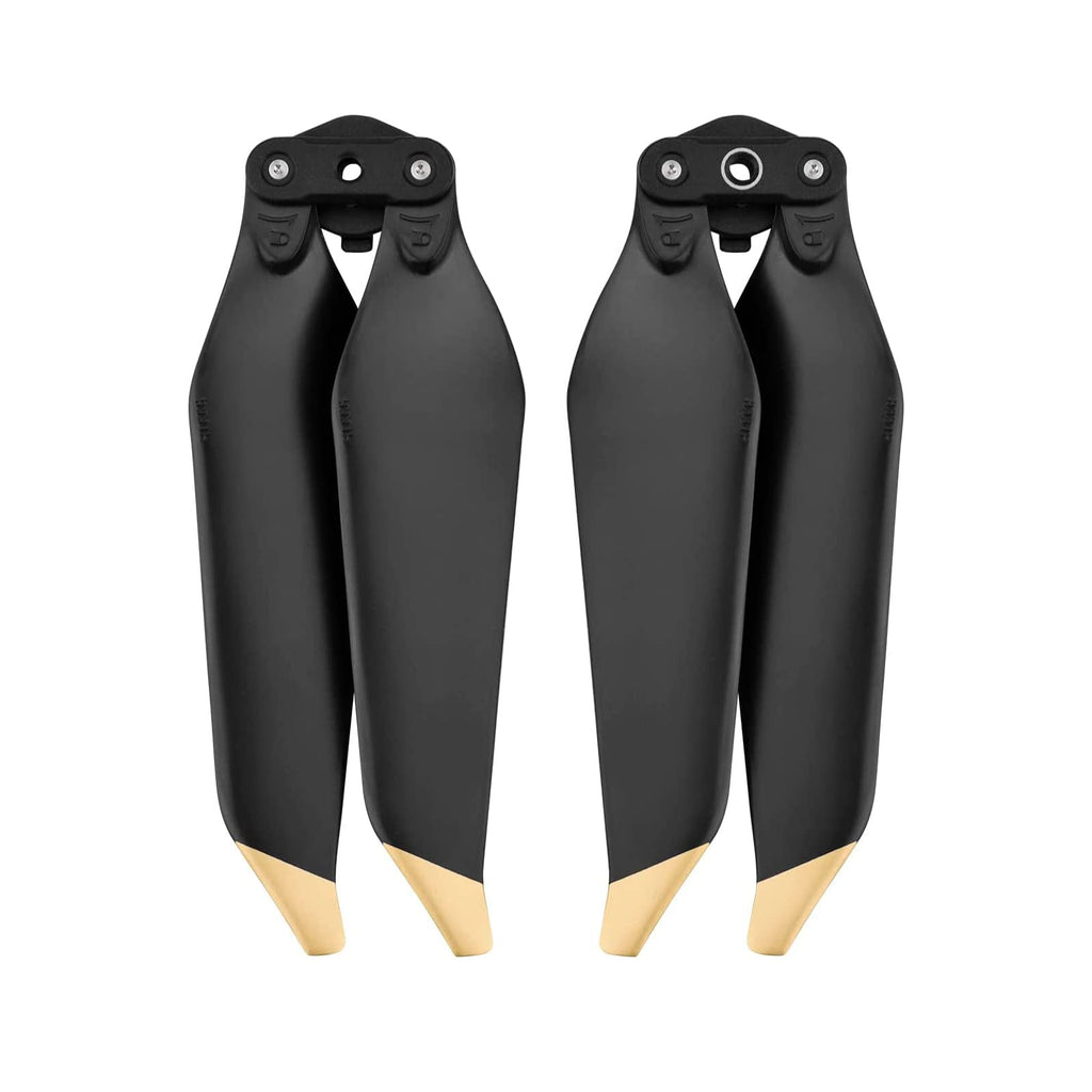 Replacement Propellers for DJI Mavic Pro & Platinum – 4 Pairs Low Noise Quick Release Blades (Gold Tips)
