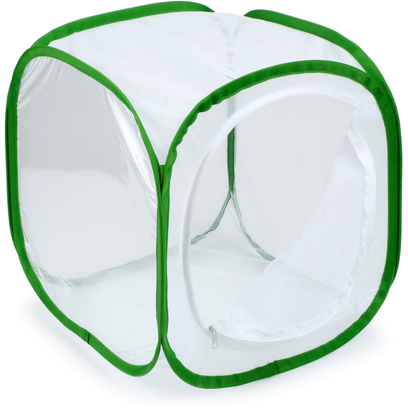 RESTCLOUD 12x12x12 Inch Pop-up Butterfly Habitat Cage with Mesh Panels