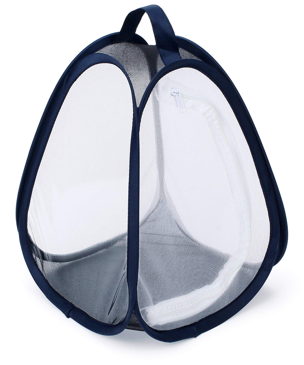 RESTCLOUD Mini Butterfly Habitat 7.5x7.5x11 Inch Pop-Up Insect Mesh Cage with Clear Window