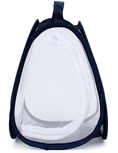 RESTCLOUD Mini Butterfly Habitat 7.5x7.5x11 Inch Pop-Up Insect Mesh Cage with Clear Window