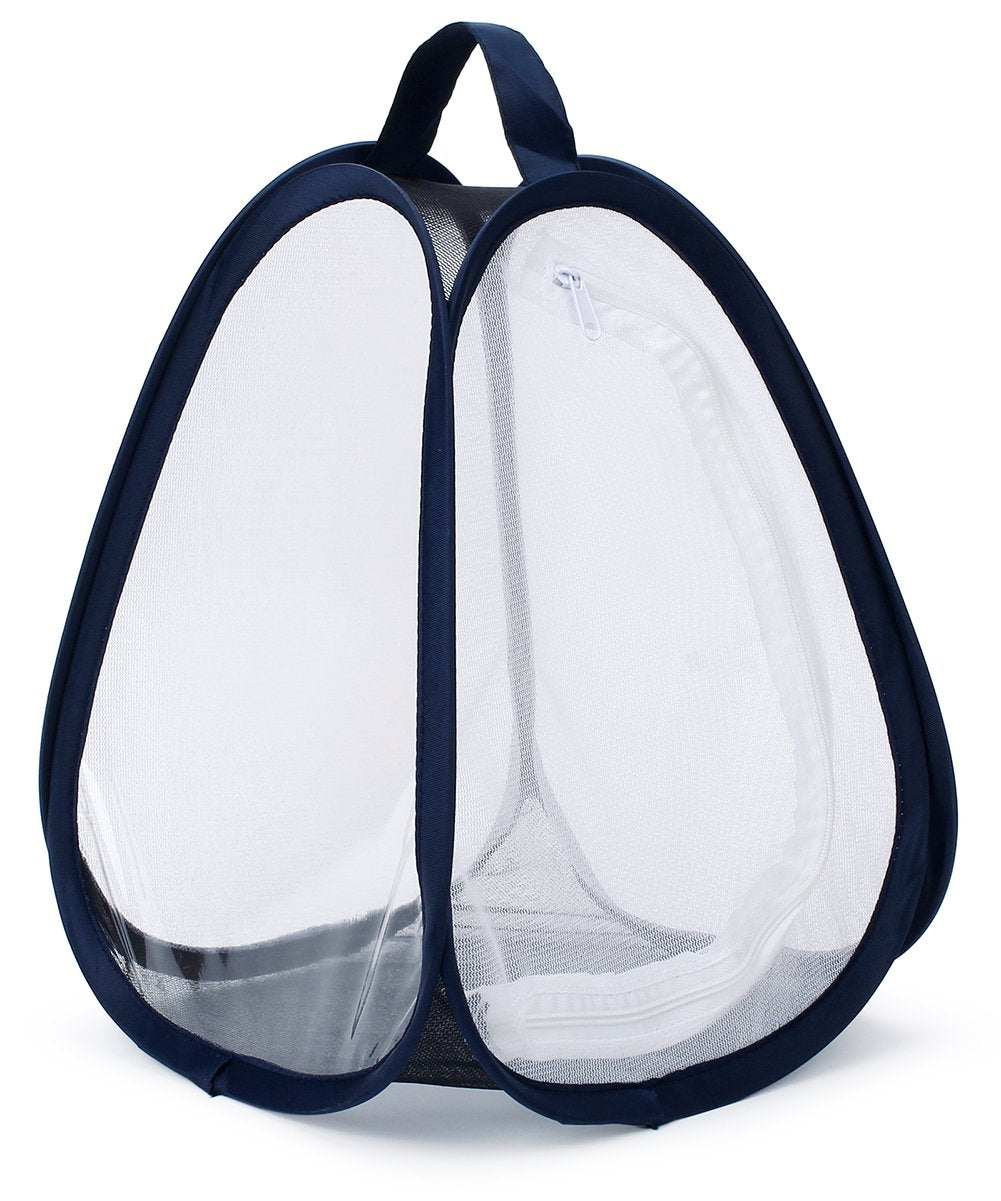 RESTCLOUD Mini Butterfly Habitat 7.5x7.5x11 Inch Pop-Up Insect Mesh Cage with Clear Window