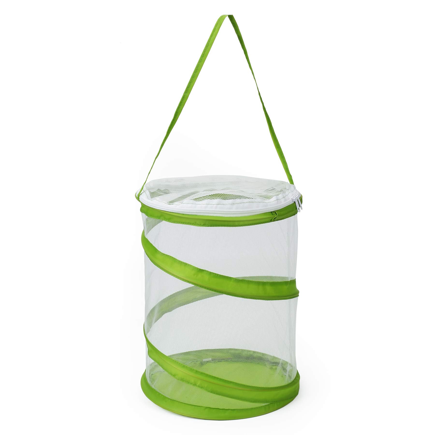 RESTCLOUD Pop-up Butterfly Habitat Cage – Clear Mesh Enclosure (9x11 Inches Tall)