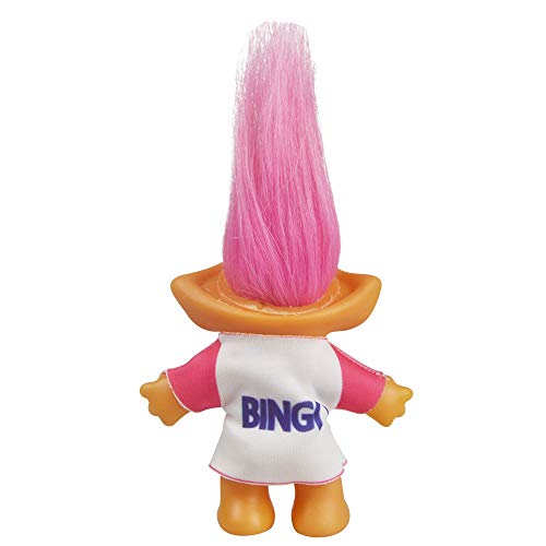 Retro Troll Doll - 7.5" Pink Collectible for School Projects, Crafts & Party Favors by Yintlilocn