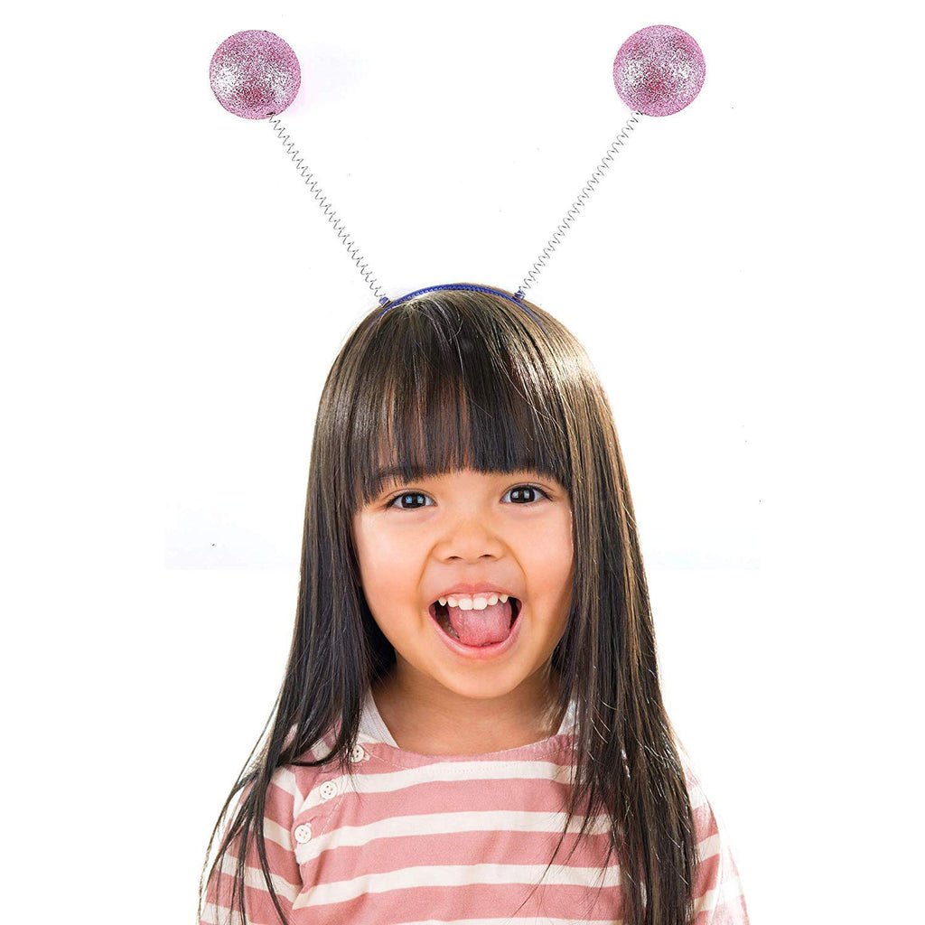 Rhode Island Novelty 10-Inch Head Bopper Assortment - 12 Pack, Plastic Antenna Headbands for Parties