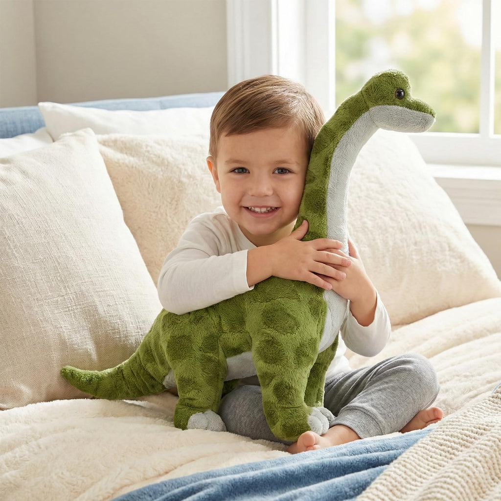 Rhode Island Novelty 15-Inch Brachiosaurus Plush – Soft Dinosaur Toy for Ages 3+