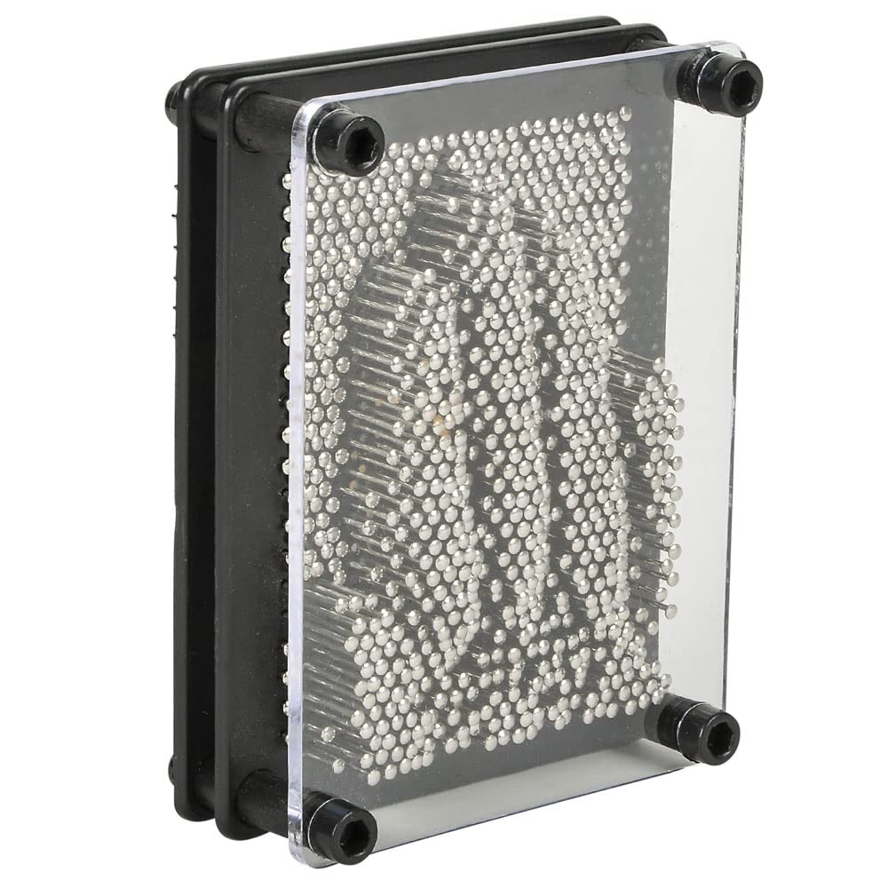 Rhode Island Novelty 3.75x5 Inch Pin Art Game – Classic Metal Pin Screen for Creative 3D Impressions, Ages 5+