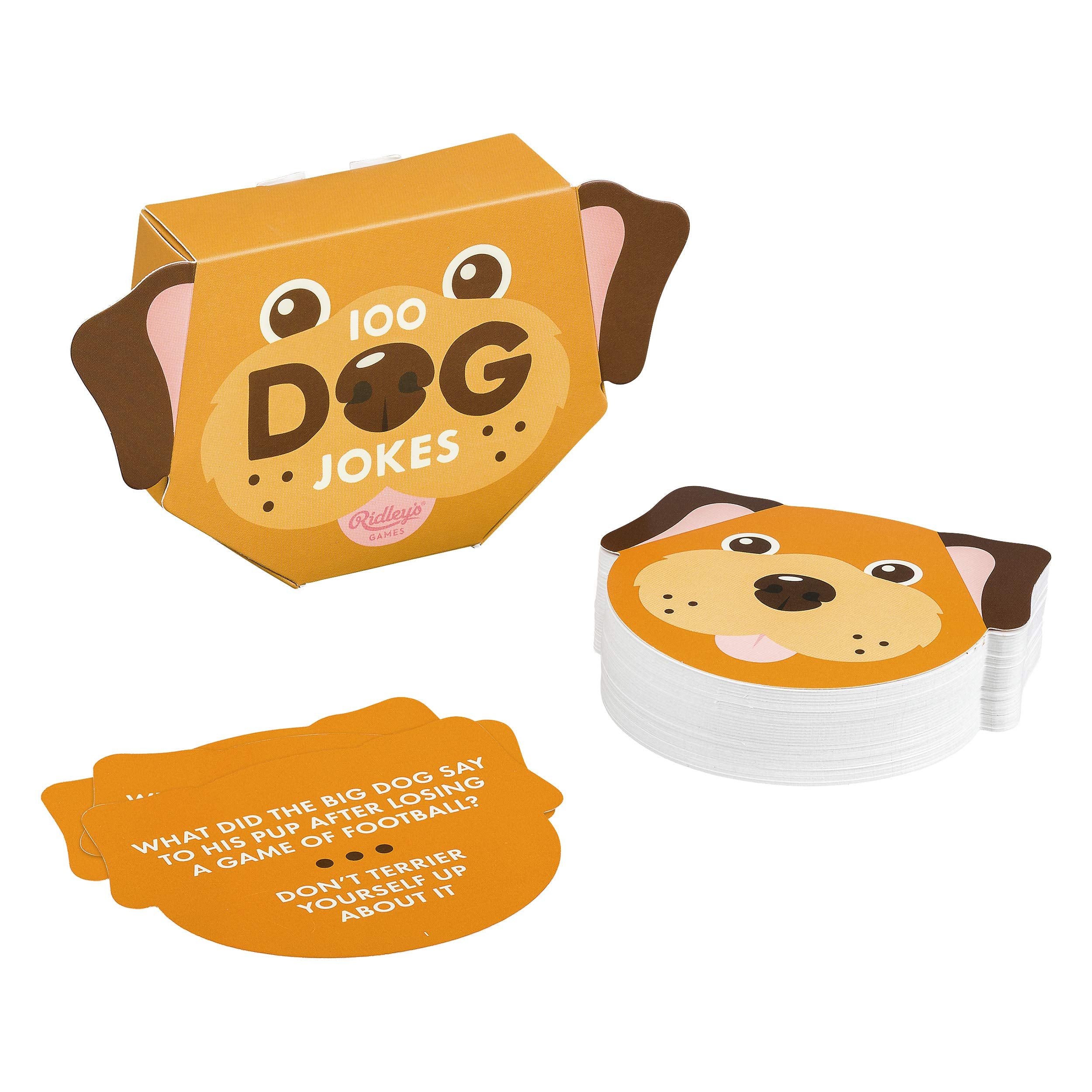 Ridley's 100 Dog Joke Cards – Hilarious Family-Friendly Jokes for All Ages