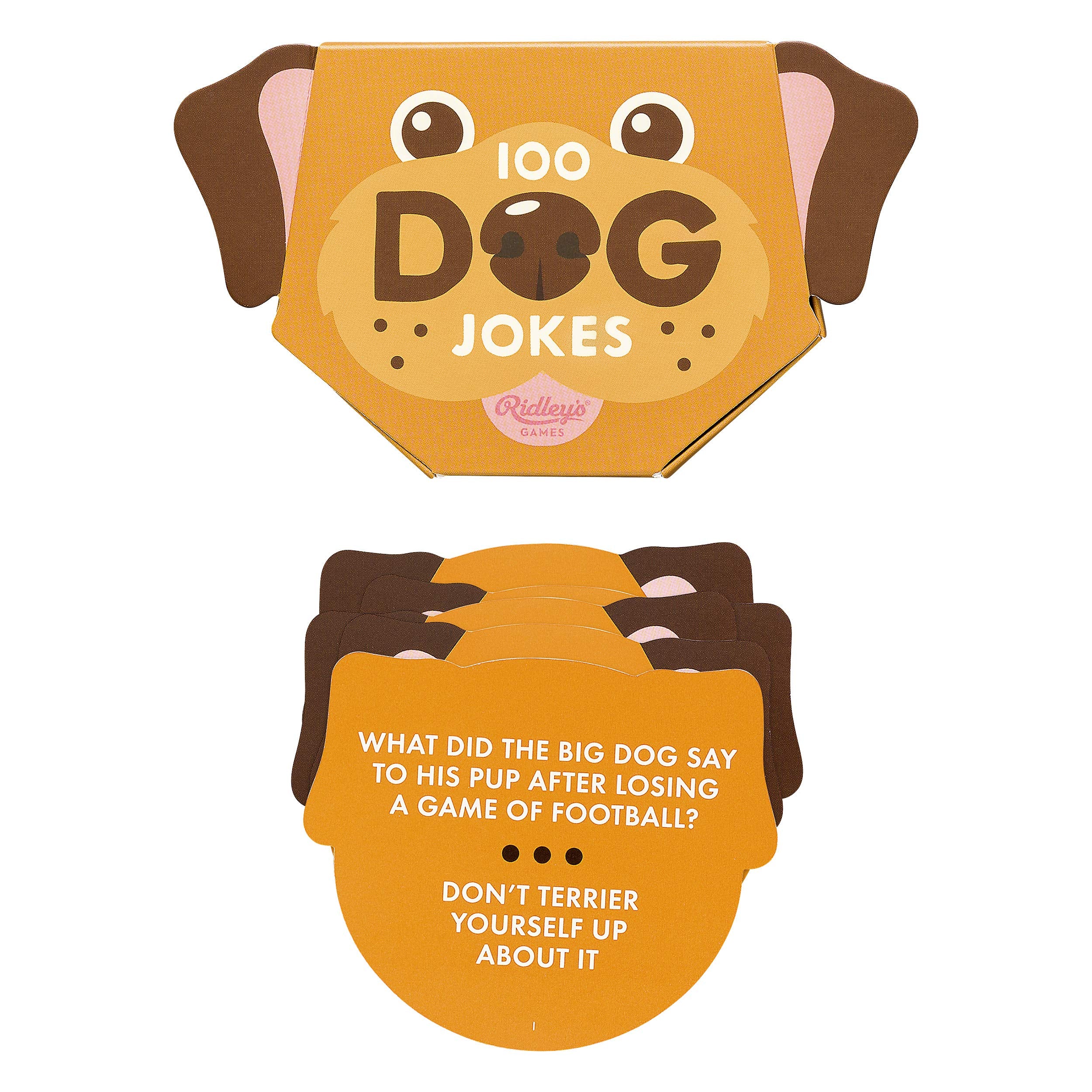 Ridley's 100 Dog Joke Cards – Hilarious Family-Friendly Jokes for All Ages