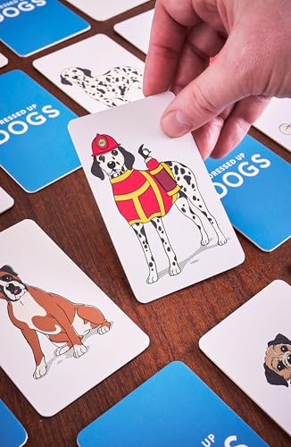 Ridley’s Dressed Up Dogs Memory Game – 50 Matching Cards with Adorable Costumed Dogs