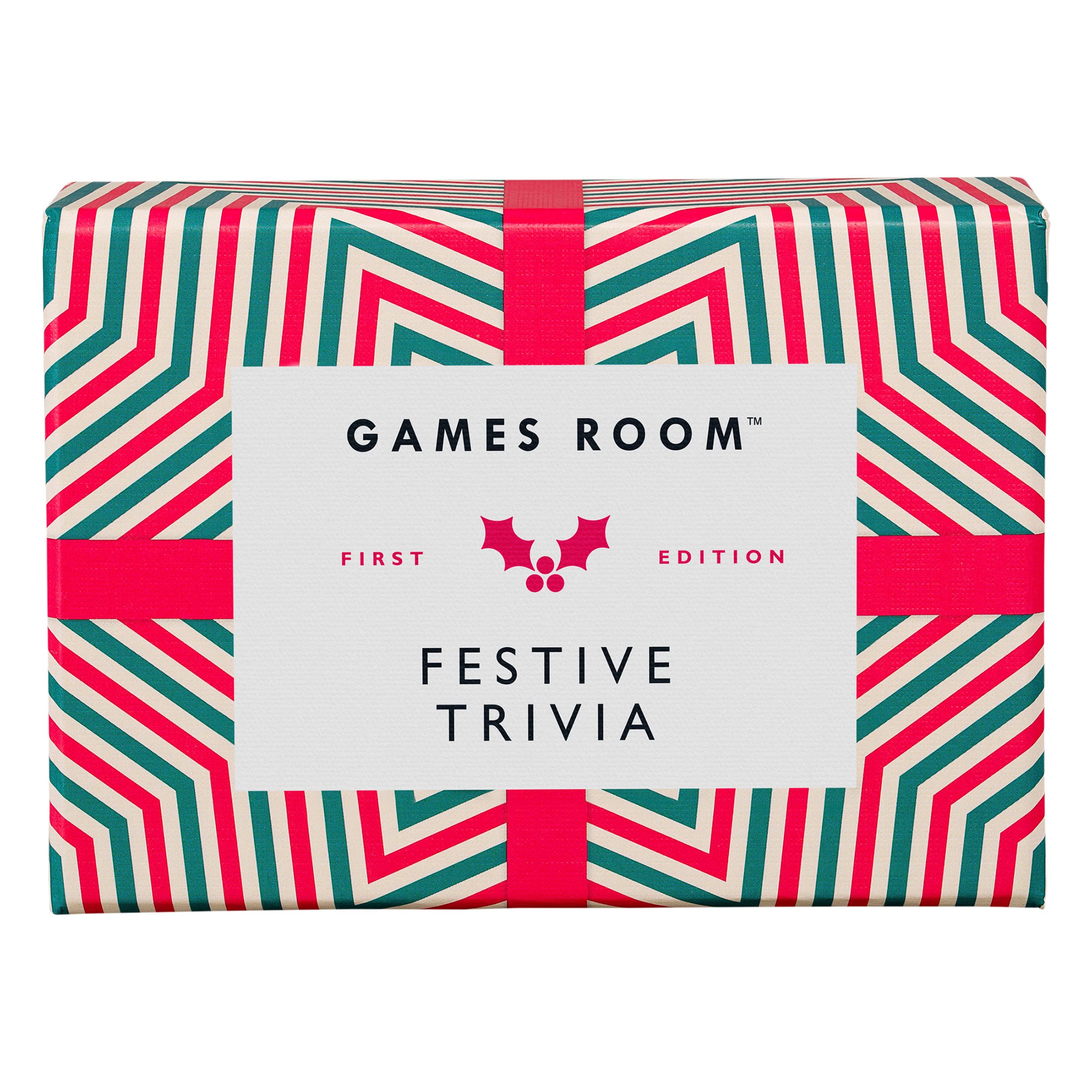 Ridley’s Festive Holiday Trivia Card Game – 140 Unique Quiz Cards for Family Fun, Ages 8+