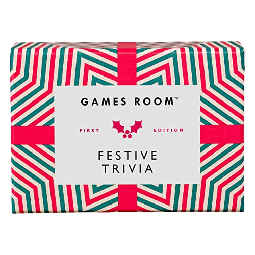 Ridley’s Festive Holiday Trivia Card Game – 140 Unique Quiz Cards for Family Fun, Ages 8+