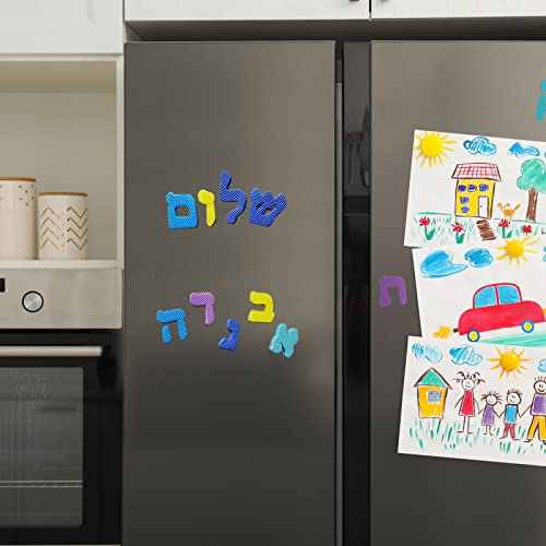 Rite Lite Alef Bet Foam Magnets – 27-Piece Hebrew Alphabet Set for Kids, Party Favors, and Educational Play