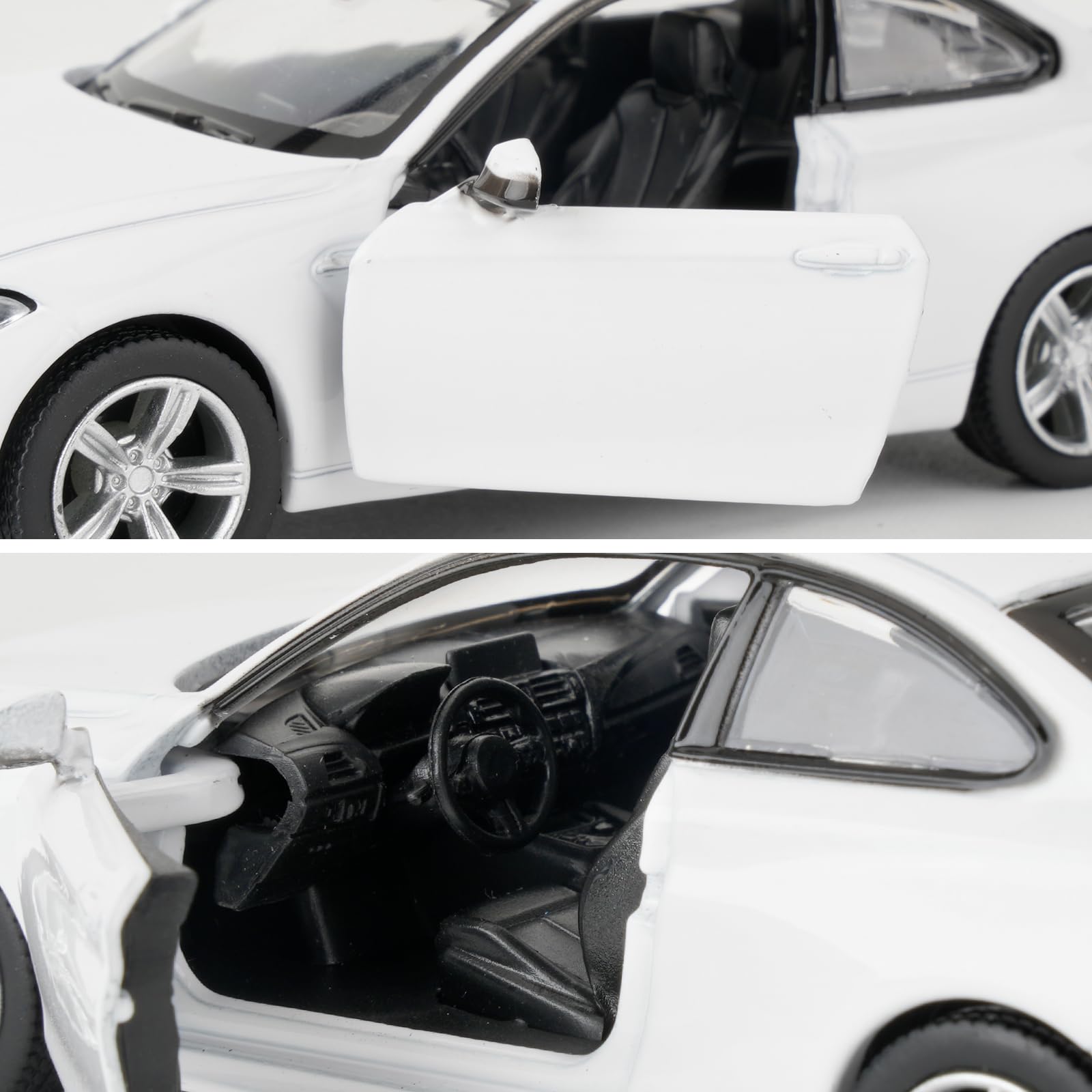 RMZ City 1:36 BMW M2 Diecast Pull-Back Toy Car, White – Collectible Model for Ages 3+