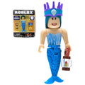 Roblox Gold Collection Neverland Lagoon Crown Collector Mermaid Figure Pack with Exclusive Virtual Code