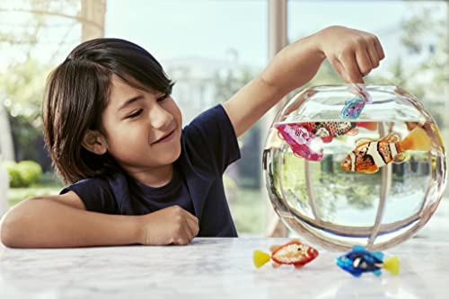 Robo Alive ZURU Robo Fish 2-Pack (Pink + Golden) – Water-Activated Robotic Swimming Toy with Color Change, Amazon Exclusive Series 3