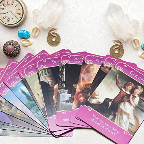 Romance Angels Oracle Deck – 44 Love & Romance Cards with Guide Book by TWWDE AUG