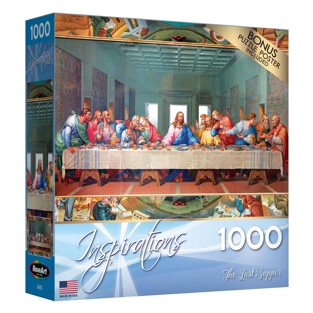 RoseArt 1000 Piece Jigsaw Puzzle – The Last Supper by Leonardo da Vinci