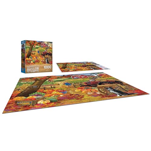 RoseArt Chris Bigelow Fall Harvest 1000 Piece Jigsaw Puzzle for Adults