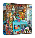 RoseArt Hobby Haven The Potting Shed 1000 Piece Jigsaw Puzzle – Gardening Scene for Adults