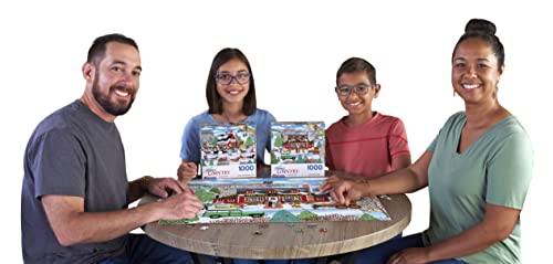 RoseArt Home Country 'Warming House' 1000-Piece Jigsaw Puzzle – Mark Frost Americana