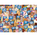 RoseArt Kellogg's Pop Tart Party 1000-Piece Jigsaw Puzzle – Unfrosted & Frosted Flavors Collage