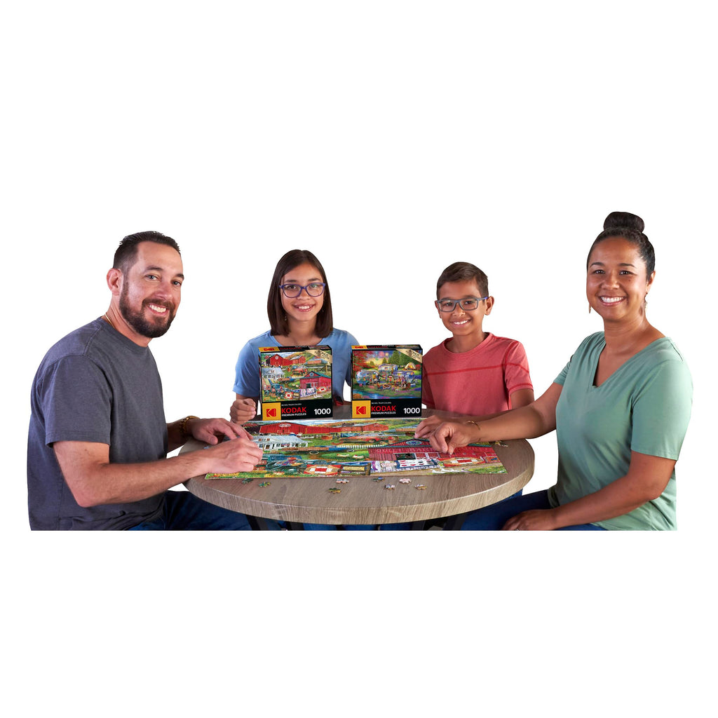 RoseArt Kodak Premium 1000-Piece Jigsaw Puzzle: Country Compilation