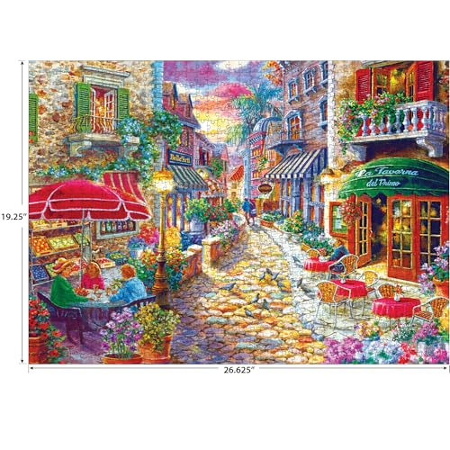 RoseArt Kodak Premium 1000-Piece Jigsaw Puzzle – Late Afternoon in Italy by Nicky Boehme