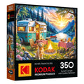 RoseArt Kodak Premium 350-Piece Jigsaw: Sunset Camper with Golden Retriever - 24x18 Inches