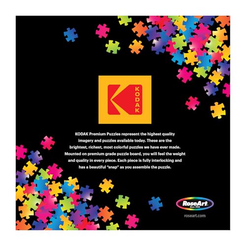 RoseArt Kodak Premium City Street Fair 1000 Piece Jigsaw Puzzle for Adults