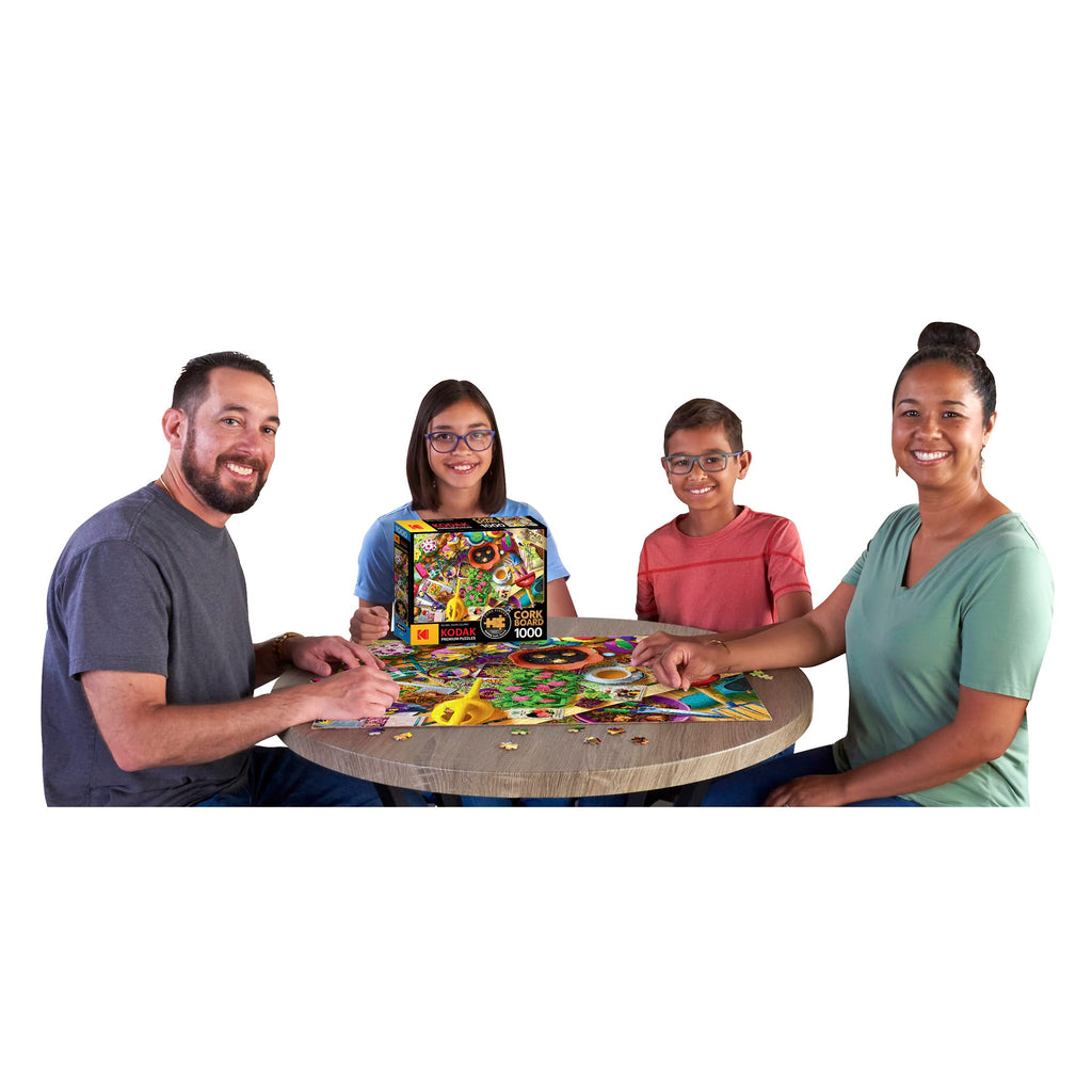 RoseArt Kodak Premium Cork 1000-Piece Jigsaw Puzzle: Inside the Gardener's Shed for Adults