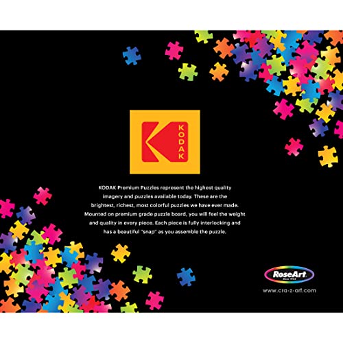 RoseArt Kodak Premium Cork Puzzle: Love is Everywhere, 1000-Piece Jigsaw for Adults