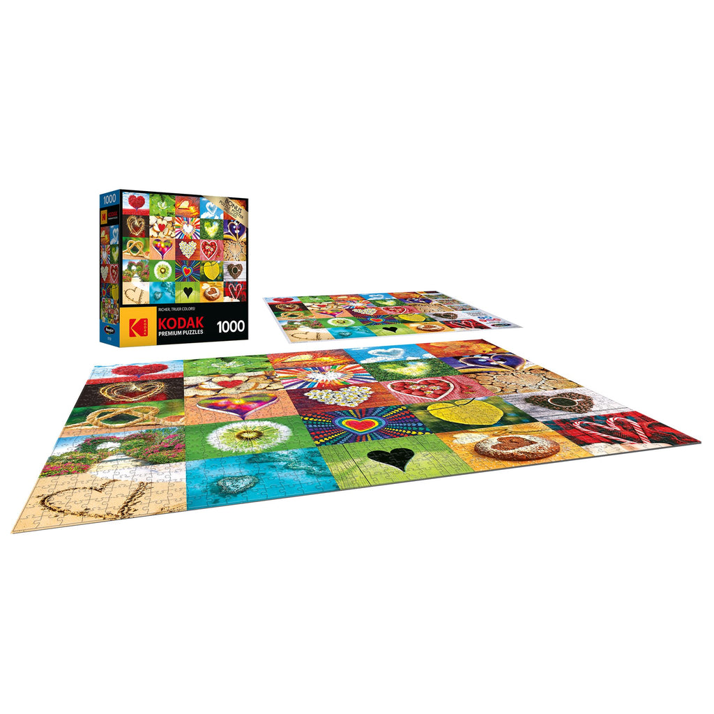 RoseArt Kodak Premium Love is Everywhere 1000 Piece Jigsaw Puzzle – Finished Size 20x27 Inches