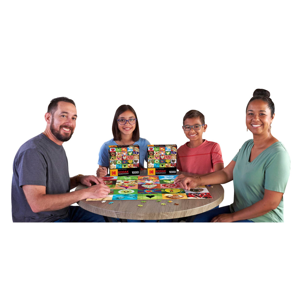 RoseArt Kodak Premium Love is Everywhere 1000 Piece Jigsaw Puzzle – Finished Size 20x27 Inches