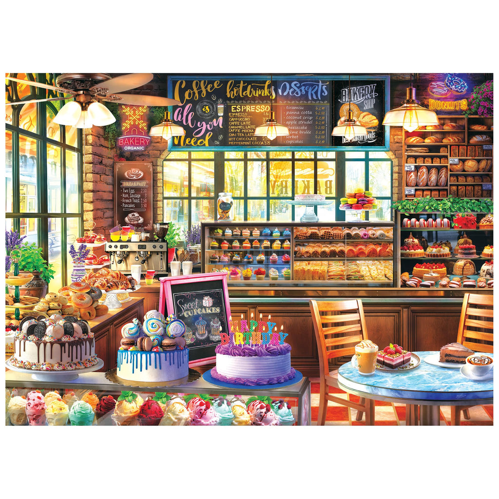 RoseArt Kodak Premium The Bakery 1000-Piece Jigsaw Puzzle - Food-Themed, Ages 10+