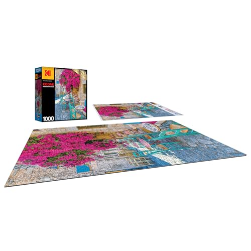 RoseArt Kodak Premium Village Areopoli 1000-Piece Jigsaw Puzzle – Adults, 27x20 Inch