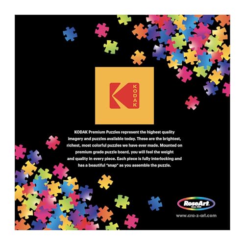 RoseArt Kodak Premium Village Areopoli 1000-Piece Jigsaw Puzzle – Adults, 27x20 Inch