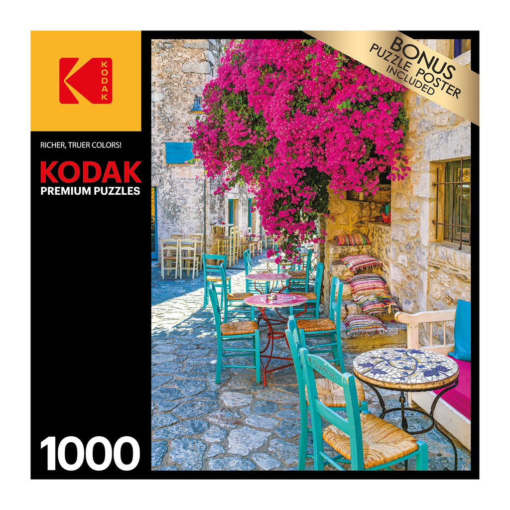 RoseArt Kodak Premium Village Areopoli 1000-Piece Jigsaw Puzzle – Adults, 27x20 Inch
