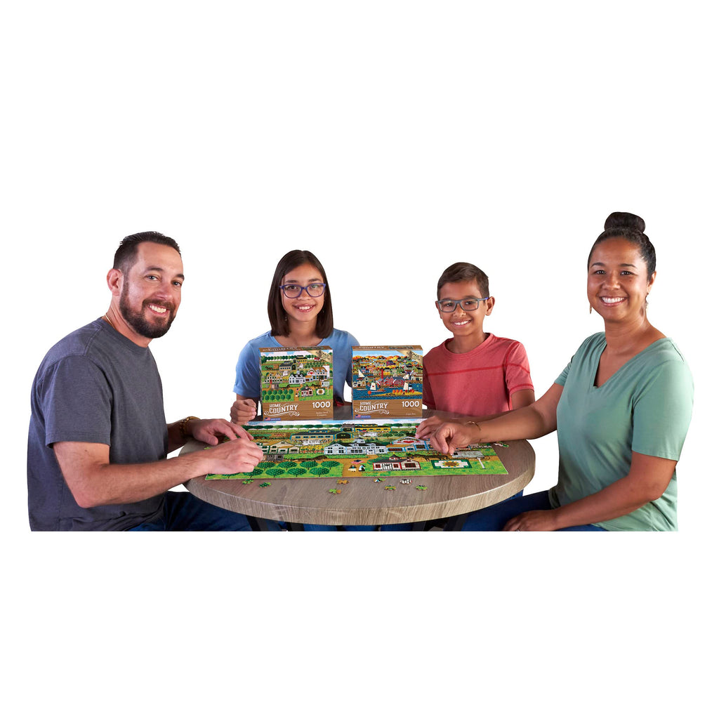 RoseArt Yankee Seed Co. 1000-Piece Jigsaw Puzzle for Adults – Premium Puzzle Board with Poster