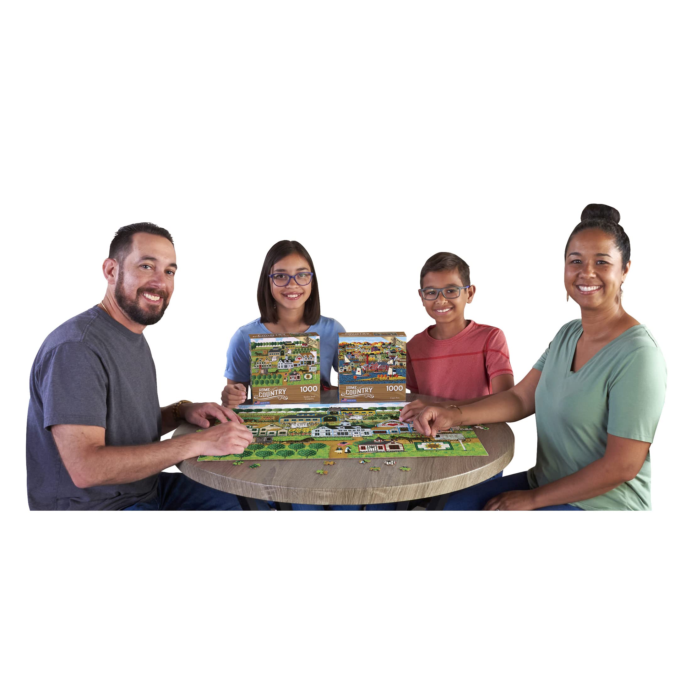 RoseArt Yankee Seed Co. 1000-Piece Jigsaw Puzzle for Adults – Premium Puzzle Board with Poster