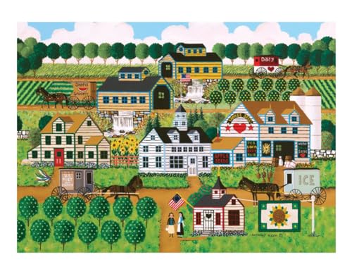 RoseArt Yankee Seed Co. 1000-Piece Jigsaw Puzzle for Adults – Premium Puzzle Board with Poster