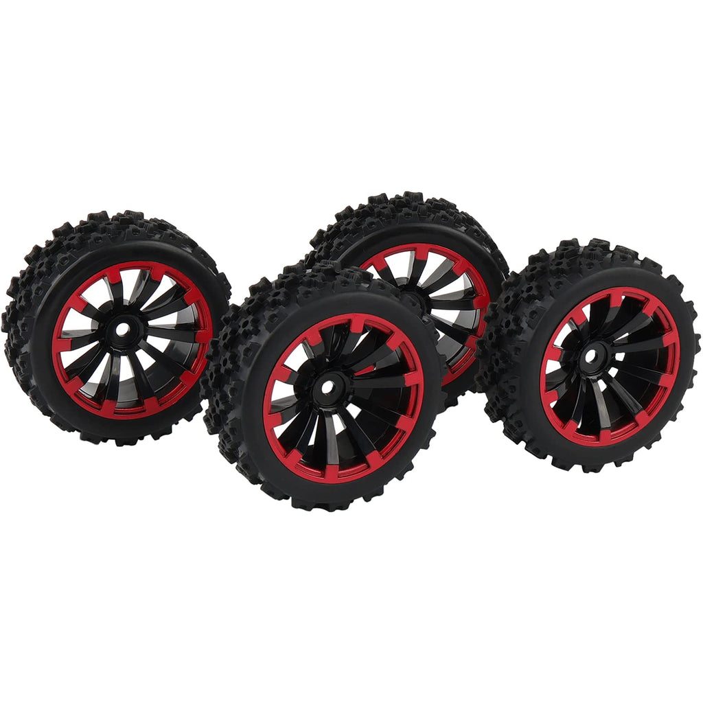 Rowiz 1/10 RC Car Tires 12mm Hex Wheels for 1/18 Truck 1/16 Buggy Replacement Set