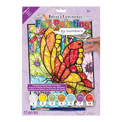 Royal & Langnickel Butterfly Foil Painting Kit – 8.25x10.25 Inch Board