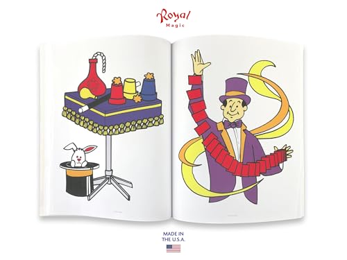 Royal Magic Coloring Book Trick – Classic Color Changing Illusion for Kids & Adults