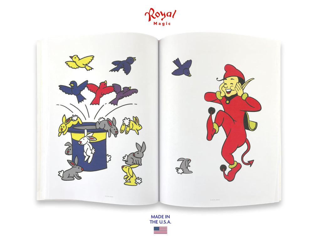 Royal Magic Coloring Book Trick – Classic Color Changing Illusion for Kids & Adults