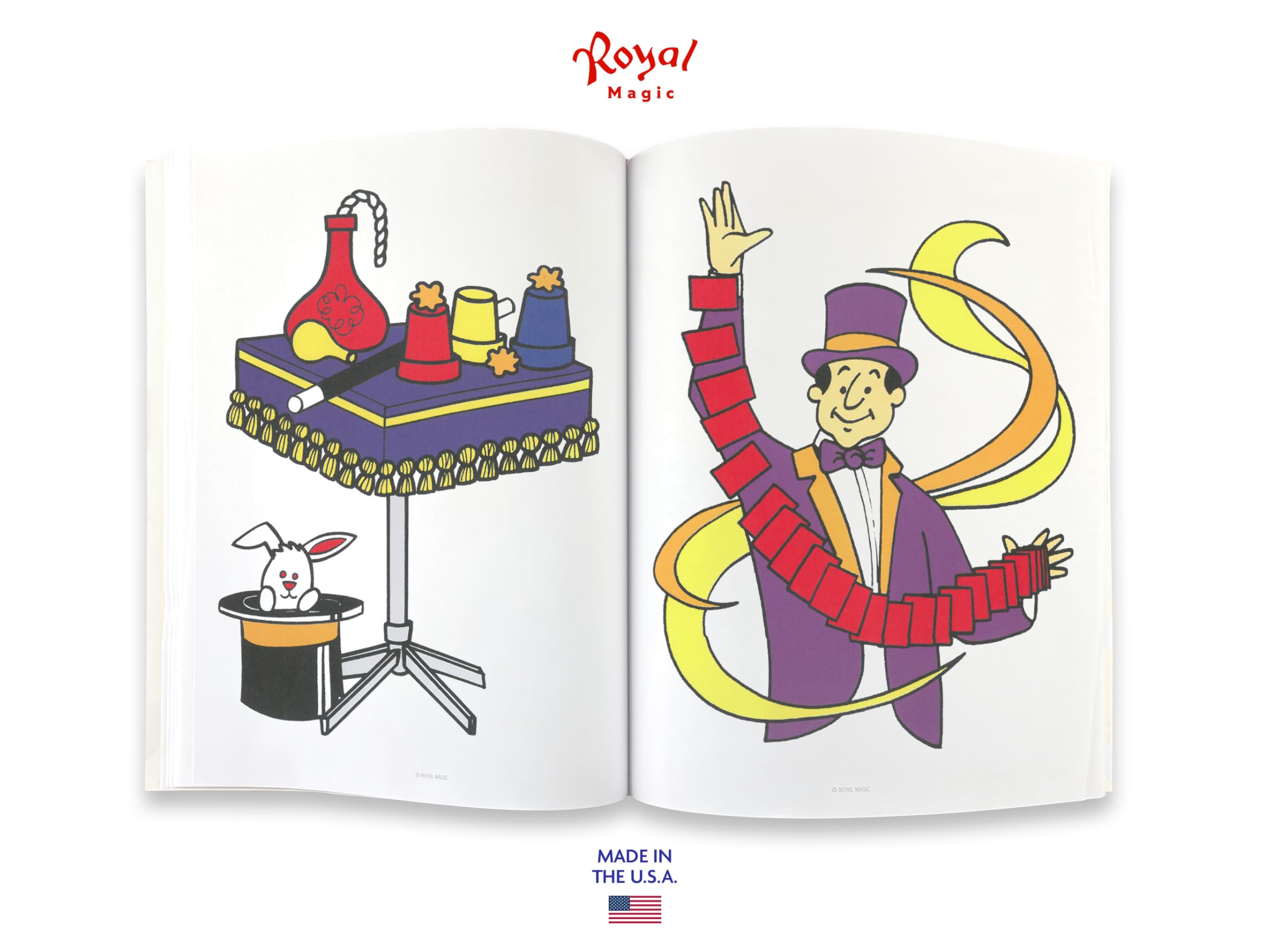 Royal Magic Coloring Book Trick – Classic Color Changing Illusion for Kids & Adults