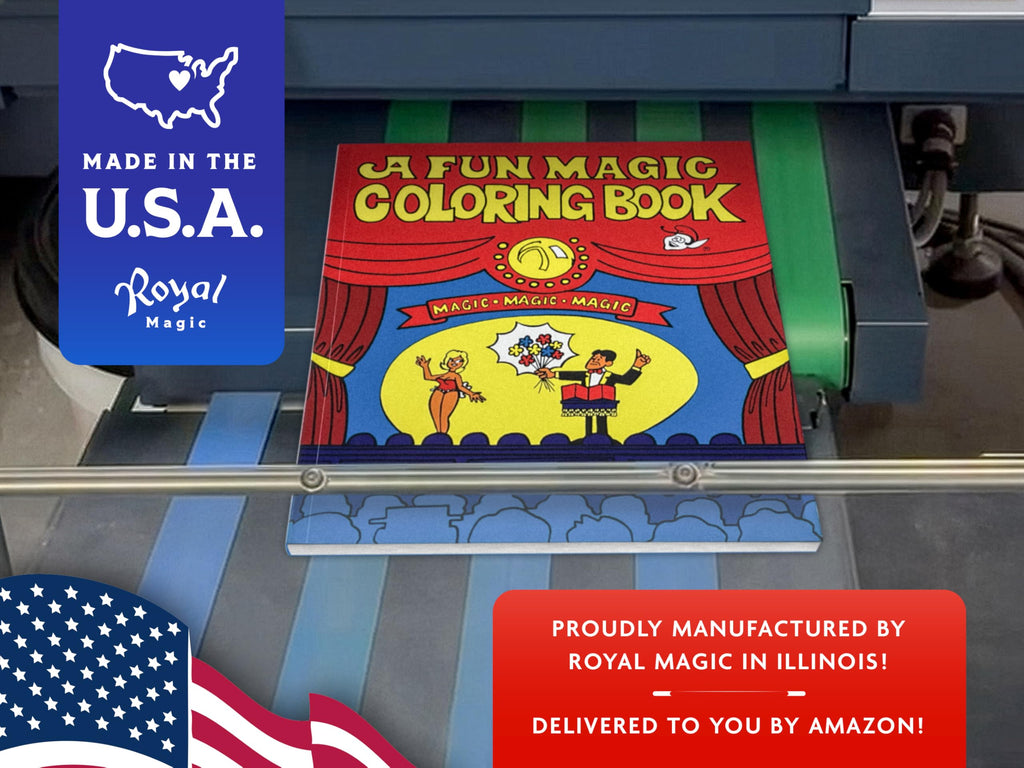 Royal Magic Coloring Book Trick – Classic Color Changing Illusion for Kids & Adults