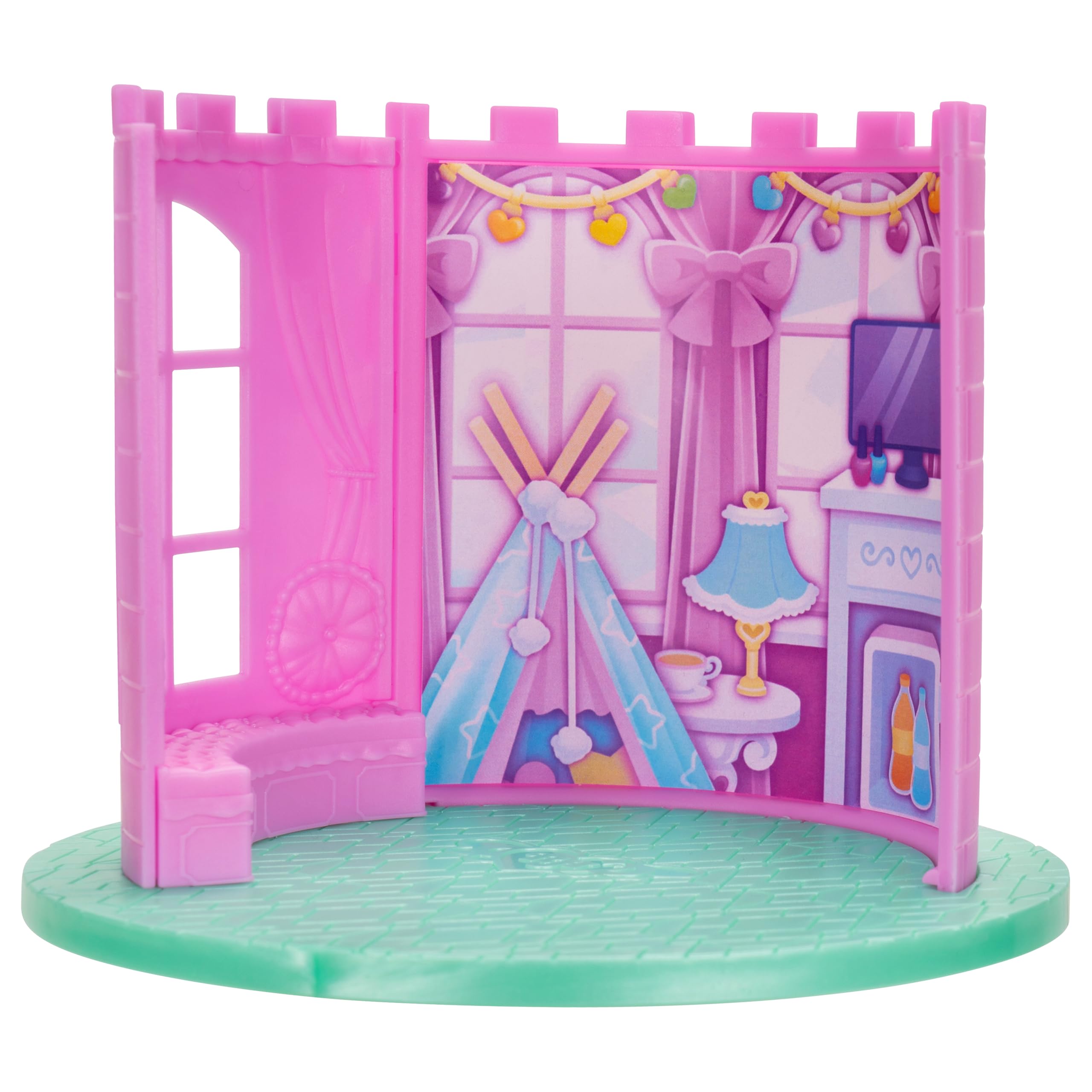 Royale High Dorm Room Playset – 3-Inch Doll with Transforming Furniture and Virtual Code for Snuggly Bunny